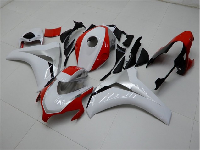 Loja Moto Plástico Honda CBR 1000RR 08-11 - Branco Vermelho Loja Moto Plástico Honda CBR 1000RR 08-11 - Branco Vermelho
