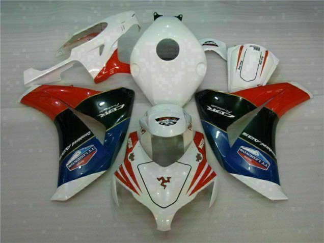 Loja Moto Plástico Honda CBR 1000RR 08-11 - Vermelho Branco Loja Moto Plástico Honda CBR 1000RR 08-11 - Vermelho Branco