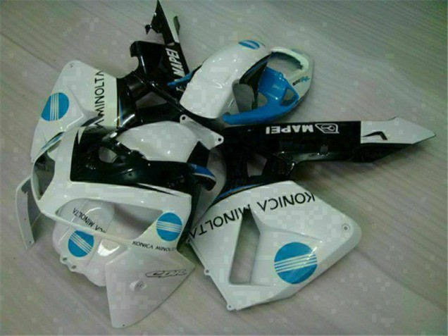 Loja Moto Plástico Honda CBR 600RR 05-06 - Branco Azul Loja Moto Plástico Honda CBR 600RR 05-06 - Branco Azul
