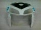 Loja Moto Plástico Honda CBR 600RR 05-06 - Branco Azul Loja Moto Plástico Honda CBR 600RR 05-06 - Branco Azul