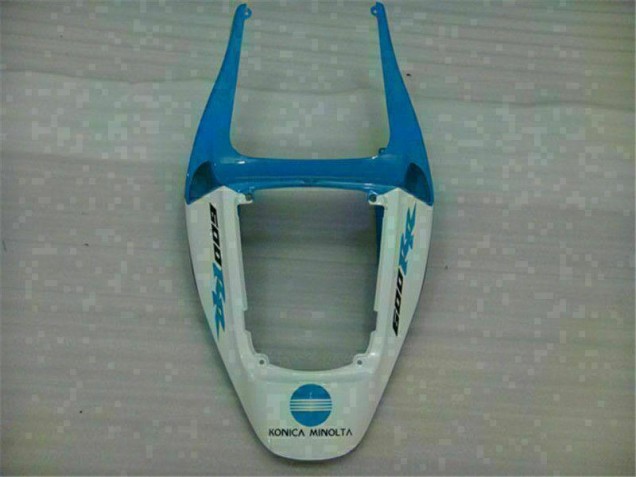 Loja Moto Plástico Honda CBR 600RR 05-06 - Branco Azul Loja Moto Plástico Honda CBR 600RR 05-06 - Branco Azul