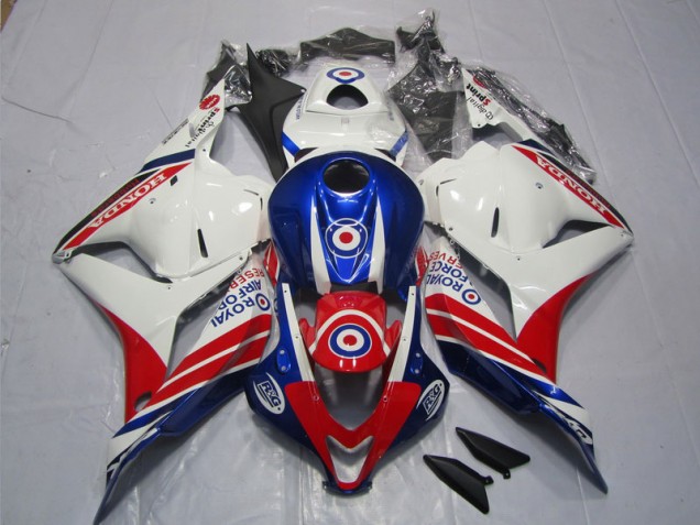 Loja Moto Plástico Honda CBR 600RR 09-12 - Branco Azul Vermelho Loja Moto Plástico Honda CBR 600RR 09-12 - Branco Azul Vermelho