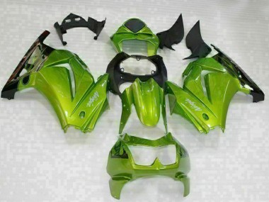 Loja Moto Plástico Kawasaki EX250 08-12 - Verde Preto