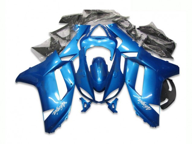 Loja Moto Plástico Kawasaki ZX6R 07-08 - Azul Loja Moto Plástico Kawasaki ZX6R 07-08 - Azul
