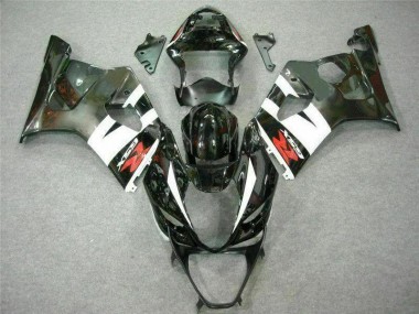 Loja Moto Plástico Suzuki GSXR 1000 K3 03-04 - Branco Preto