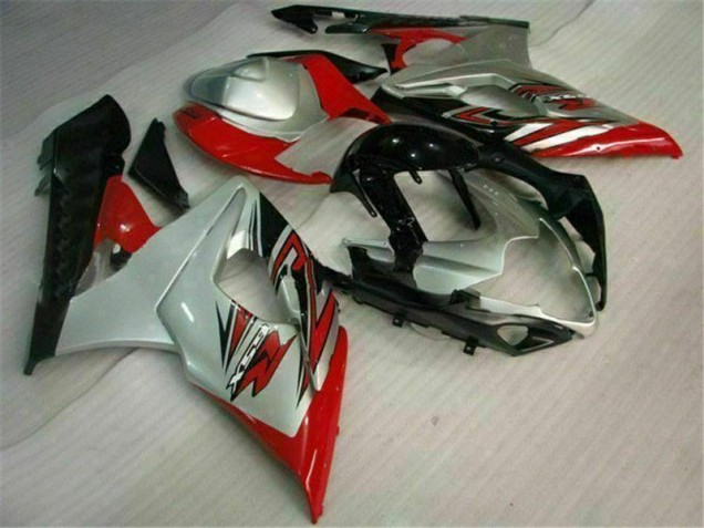 Loja Moto Plástico Suzuki GSXR 1000 K5 05-06 - Vermelho Branco Loja Moto Plástico Suzuki GSXR 1000 K5 05-06 - Vermelho Branco