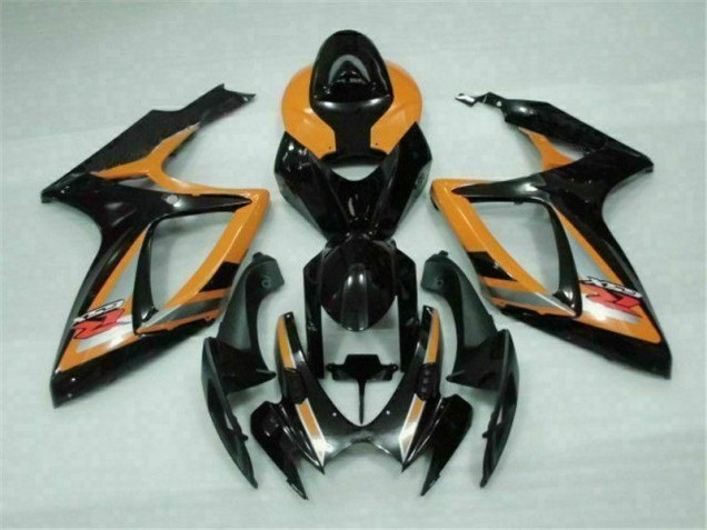 Loja Moto Plástico Suzuki GSXR 600 / 750 K6 06-07 - Preto Laranja Loja Moto Plástico Suzuki GSXR 600 / 750 K6 06-07 - Preto Laranja
