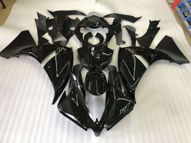 Loja Moto Plástico Yamaha R1 09-11 - Preto Brilhante