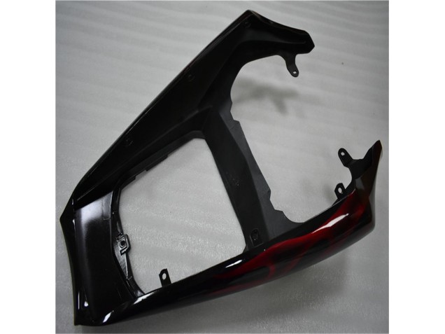 Loja Moto Plástico Yamaha R6 03-05 - Preto Vermelho Chama Loja Moto Plástico Yamaha R6 03-05 - Preto Vermelho Chama