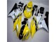 Loja Moto Plástico Yamaha R6 06-07 - Amarelo Branco Preto Loja Moto Plástico Yamaha R6 06-07 - Amarelo Branco Preto