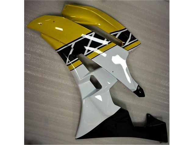 Loja Moto Plástico Yamaha R6 06-07 - Amarelo Branco Preto Loja Moto Plástico Yamaha R6 06-07 - Amarelo Branco Preto