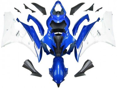 Loja Moto Plástico Yamaha R6 06-07 - Azul Branco