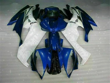 Loja Moto Plástico Yamaha R6 06-07 - Branco Azul