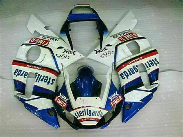 Loja Moto Plástico Yamaha R6 98-02 - Azul Branco Loja Moto Plástico Yamaha R6 98-02 - Azul Branco