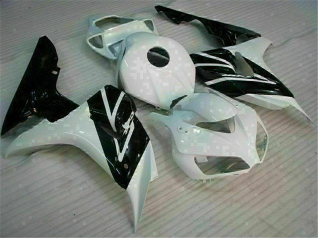 Loja Moto Plásticos Honda CBR 1000RR 04-05 - Branco Preto Loja Moto Plásticos Honda CBR 1000RR 04-05 - Branco Preto