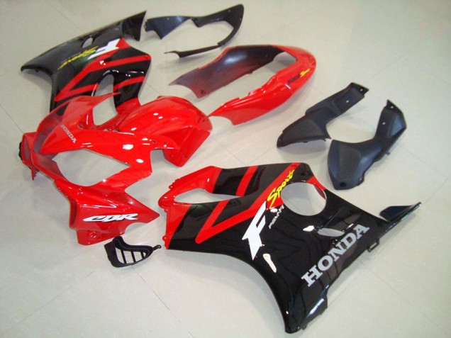 Loja Moto Plásticos Honda CBR 600 F4i 04-07 - Preto Vermelho Loja Moto Plásticos Honda CBR 600 F4i 04-07 - Preto Vermelho