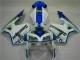 Loja Moto Plásticos Honda CBR 600RR 05-06 - Branco Azul Loja Moto Plásticos Honda CBR 600RR 05-06 - Branco Azul