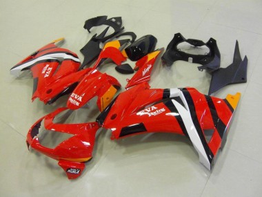 Loja Moto Plásticos Kawasaki ZX 250R 08-12 - Vermelho Preto