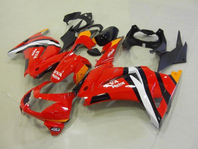 Loja Moto Plásticos Kawasaki ZX 250R 08-12 - Vermelho Preto Loja Moto Plásticos Kawasaki ZX 250R 08-12 - Vermelho Preto