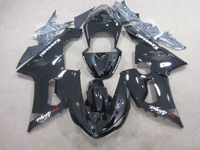 Loja Moto Plásticos Kawasaki ZX6R 05-06 - Preto Ninja 636 Loja Moto Plásticos Kawasaki ZX6R 05-06 - Preto Ninja 636