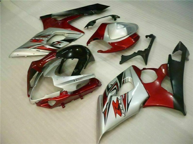 Loja Moto Plásticos Suzuki GSXR 1000 K5 05-06 - Vermelho Branco Loja Moto Plásticos Suzuki GSXR 1000 K5 05-06 - Vermelho Branco