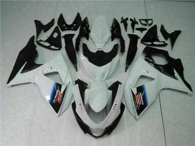 Loja Moto Plásticos Suzuki GSXR 1000 K9 09-16 - Branco Preto
