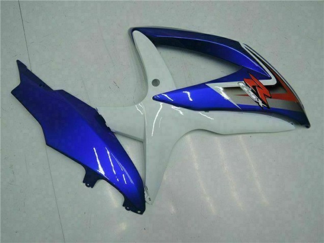 Loja Moto Plásticos Suzuki GSXR 600 / 750 K8 08-10 - Azul Branco Loja Moto Plásticos Suzuki GSXR 600 / 750 K8 08-10 - Azul Branco