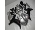 Loja Moto Plásticos Yamaha R1 02-03 - Prata Preto Loja Moto Plásticos Yamaha R1 02-03 - Prata Preto